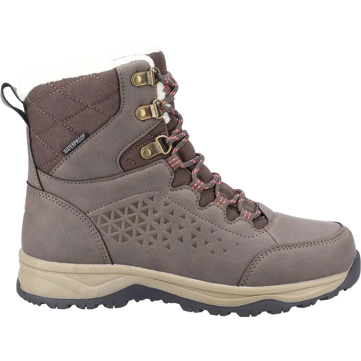 Cotswold Women's Burton Mid Hiking Boots - Taupe 4 Cotswold Women's Burton Mid Hiking Boots - Taupe - Image 4