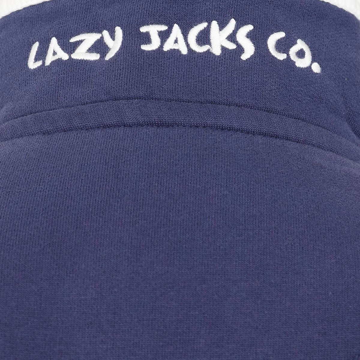 Lazy Jacks Women’s Plain Button Neck Sweatshirt – Twilight 4 Lazy Jacks Women’s Plain Button Neck Sweatshirt – Twilight - Image 4
