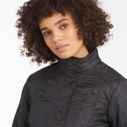 Barbour Women’s Cavalry Polarquilt Jacket – Black 11 Barbour Women’s Cavalry Polarquilt Jacket – Black -Fashion Lady cavalry jacket 4