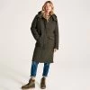 Joules Women's Chatsworth Long Quilted Coat - Heritage Green
