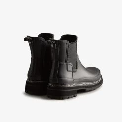 Hunter Women's Refined Stitch Detail Chelsea Boots - Black 7 Hunter Women's Refined Stitch Detail Chelsea Boots - Black -Fashion Lady chelsea boot 3