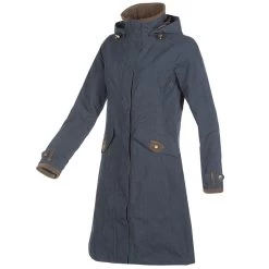Baleno Women's Chelsea Mid Length Coat - Navy Blue