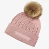 Lemieux Women's Clara Cable Beanie Hat - Pink Quartz