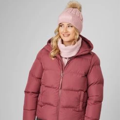 Lemieux Women's Clara Cable Beanie Hat - Pink Quartz -Fashion Lady clara cable beanie pink 4