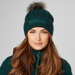 Lemieux Women's Clara Cable Beanie Hat - Spruce -Fashion Lady clara cable beanie spruce 2