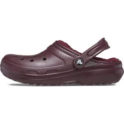 Crocs Unisex Classic Lined Clog – Dark Cherry -Fashion Lady clas fuzz lined clog cherry 2