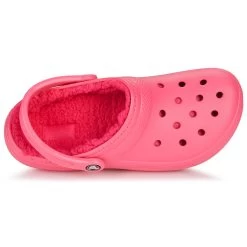 Crocs Unisex Classic Lined Clog – Hyper Pink -Fashion Lady clas fuzz lined clog hyp pink 7 1
