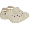 Crocs Women's Classic Platform Lined Clog - Bone