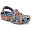 Crocs Women's Classic Retro Floral Clogs – Navy/Multi