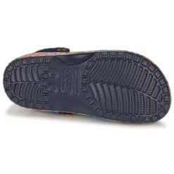 Crocs Women's Classic Retro Floral Clogs – Navy/Multi -Fashion Lady clas retro floral clog nvy mu 7