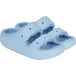 Crocs Unisex Classic Cozzzy Sandals - Blue Calcite 15 Crocs Unisex Classic Cozzzy Sandals - Blue Calcite -Fashion Lady classic cozzzy sandal blu cal 1 1