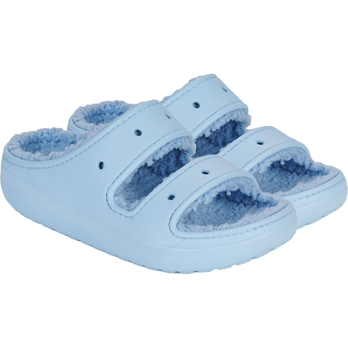 Crocs Unisex Classic Cozzzy Sandals - Blue Calcite 1 Crocs Unisex Classic Cozzzy Sandals - Blue Calcite