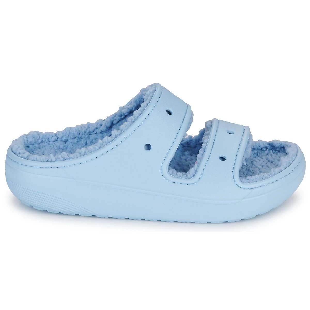 Crocs Unisex Classic Cozzzy Sandals - Blue Calcite 2 Crocs Unisex Classic Cozzzy Sandals - Blue Calcite - Image 2