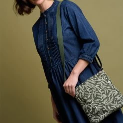 Brakeburn Women's Cora Denim Midi Dress - Blue -Fashion Lady cora denim dress blue 5