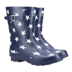 Cotswold Women's Badminton Short Wellington Boots - Star Pattern -Fashion Lady cotswold badminton star1 1