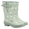 Cotswold Women's Farmyard Mid Calf Wellington Boots - Alpaca