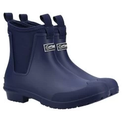 Cotswold Women's Grosvenor Chelsea Wellington Boot - Navy
