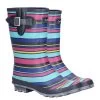 Cotswold Women's Paxfords Mid Calf Wellington Boots - Multicolour Stripe