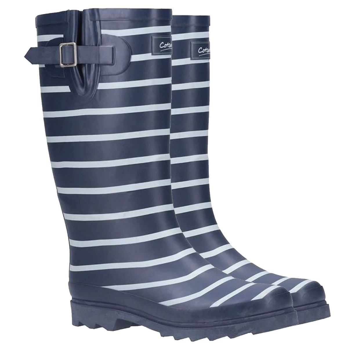 Cotswold Women's Sailor Wellington Boots - Navy 6 Cotswold Women's Sailor Wellington Boots - Navy - Image 6