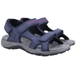 Cotswold Women's Freshford Sandals - Navy/Berry -Fashion Lady cotswold womens freshford navy4 1