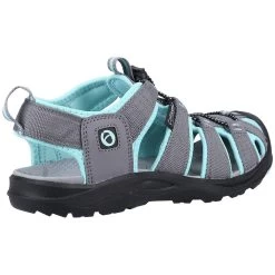 Cotswold Women's Marshfield Sandals - Grey/Turqouise -Fashion Lady cotswold womens marshfield sandals grey turq 1