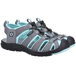 Cotswold Women's Marshfield Sandals - Grey/Turqouise -Fashion Lady cotswold womens marshfield sandals grey turq 4 1