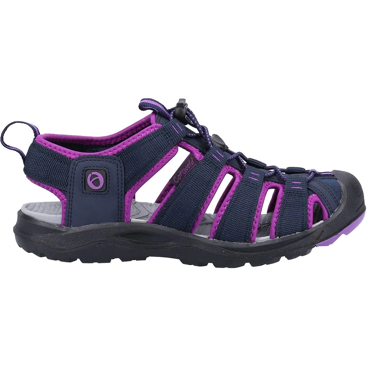 Cotswold Women's Marshfield Sandals - Navy/Berry 3 Cotswold Women's Marshfield Sandals - Navy/Berry - Image 3
