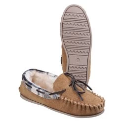 Cotswold Women’s Kilkenny Moccasin Slippers – Tan -Fashion Lady cotswold women s kilkenny moccasin slippers tan 3