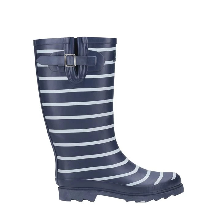 Cotswold Women's Sailor Wellington Boots - Navy 2 Cotswold Women's Sailor Wellington Boots - Navy - Image 2