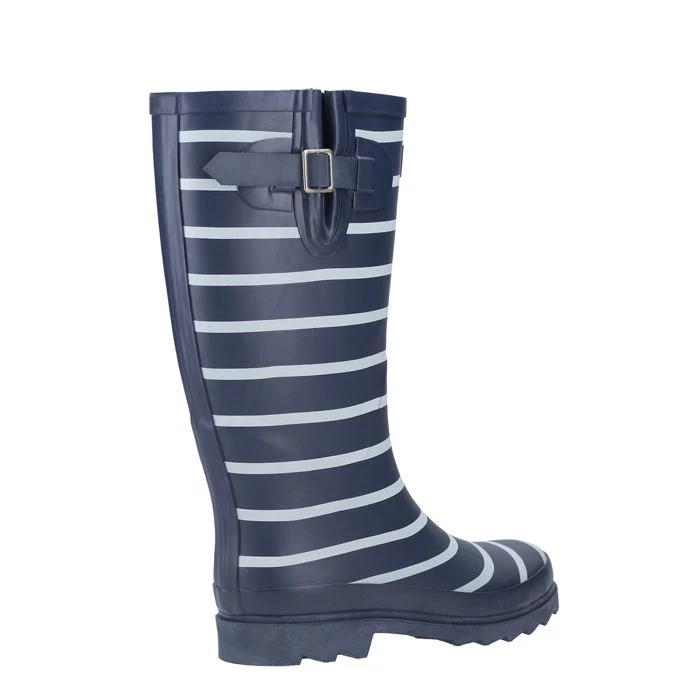 Cotswold Women's Sailor Wellington Boots - Navy 3 Cotswold Women's Sailor Wellington Boots - Navy - Image 3