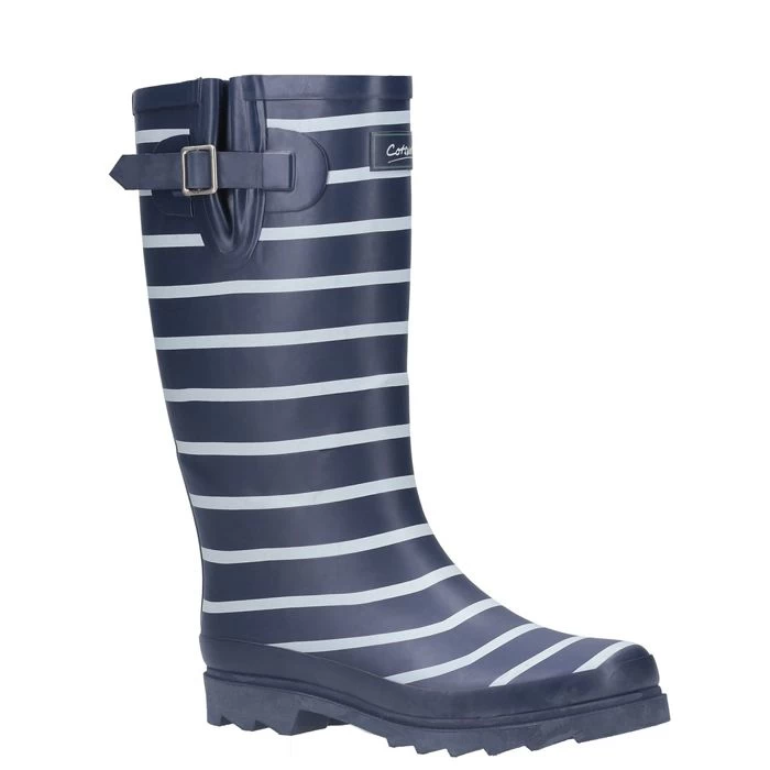 Cotswold Women's Sailor Wellington Boots - Navy 4 Cotswold Women's Sailor Wellington Boots - Navy - Image 4