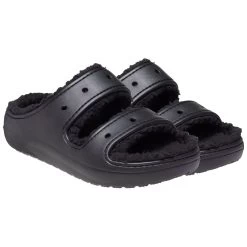 Crocs Unisex Classic Cozzzy Sandals - Black