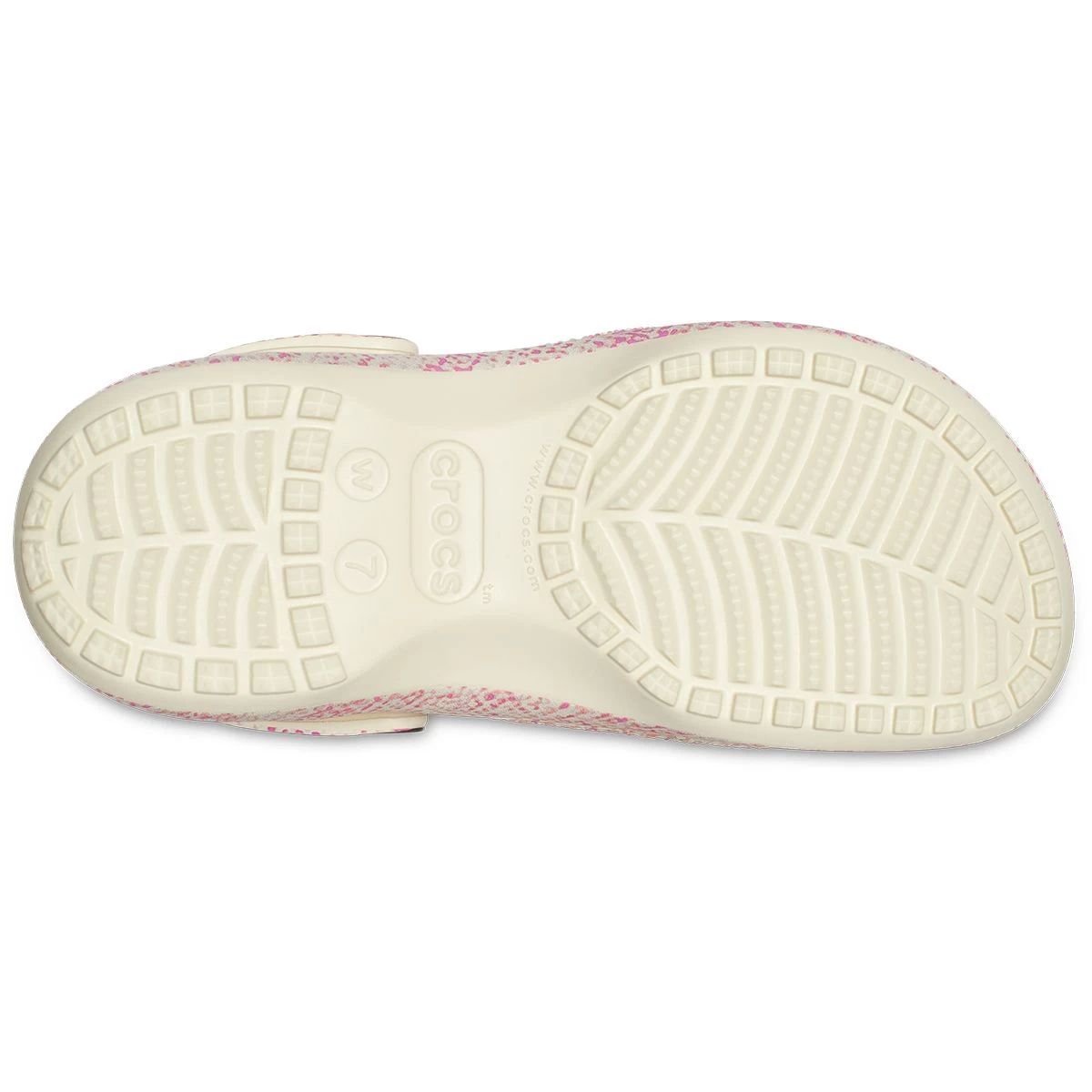 Crocs Women’s Classic Platform Snakeskin Clogs – Bone 8 Crocs Women’s Classic Platform Snakeskin Clogs – Bone - Image 8