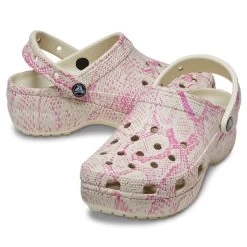Crocs Women’s Classic Platform Snakeskin Clogs – Bone 14 Crocs Women’s Classic Platform Snakeskin Clogs – Bone -Fashion Lady crocs classic platform clogs bone snake7