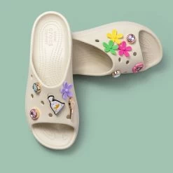 Crocs Women's Classic Platform Slides – Bone 18 Crocs Women's Classic Platform Slides – Bone -Fashion Lady crocs classic platform slides bone1