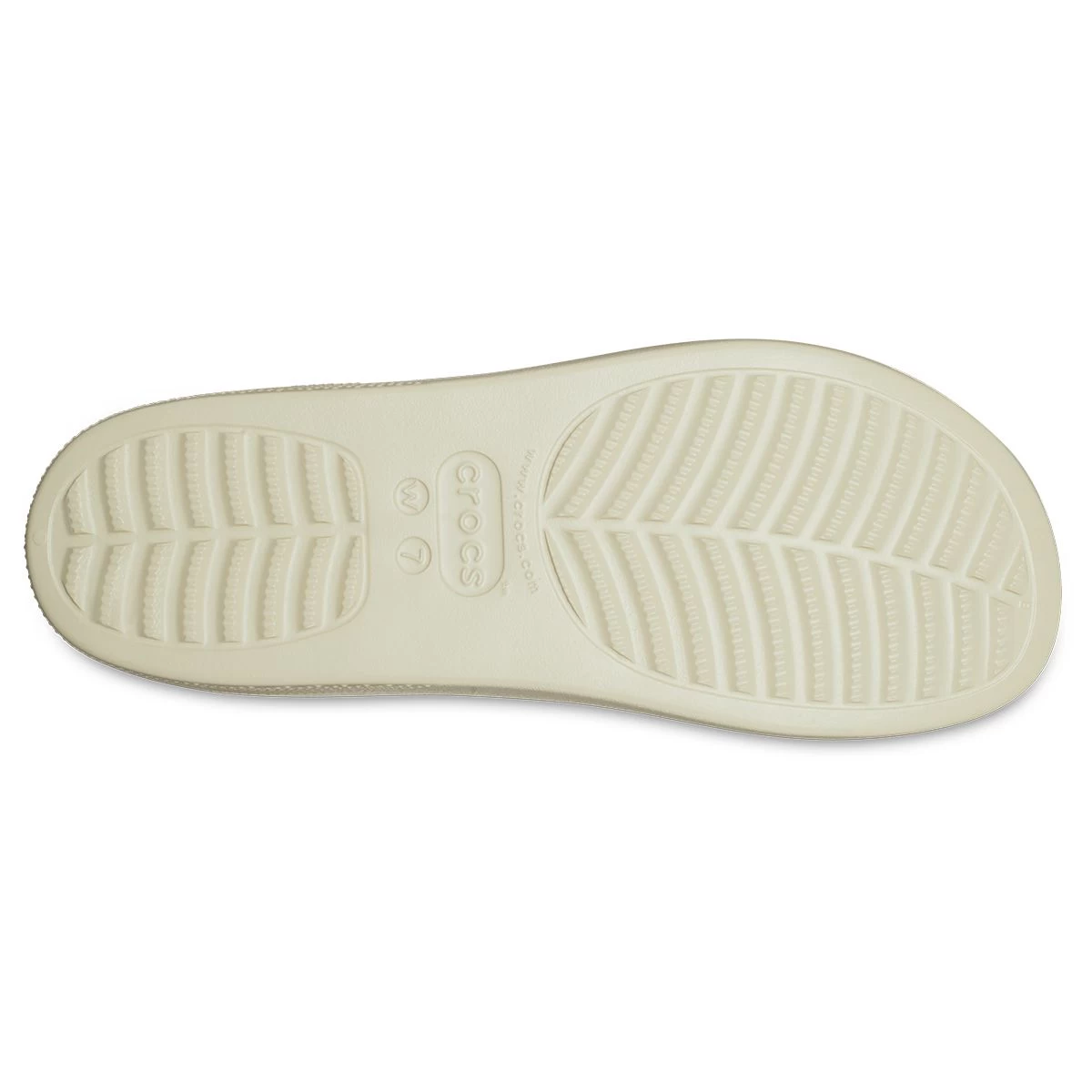 Crocs Women's Classic Platform Slides – Bone 8 Crocs Women's Classic Platform Slides – Bone - Image 8