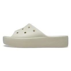 Crocs Women's Classic Platform Slides – Bone 15 Crocs Women's Classic Platform Slides – Bone -Fashion Lady crocs classic platform slides bone4