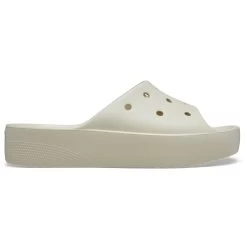 Crocs Women's Classic Platform Slides – Bone 16 Crocs Women's Classic Platform Slides – Bone -Fashion Lady crocs classic platform slides bone7