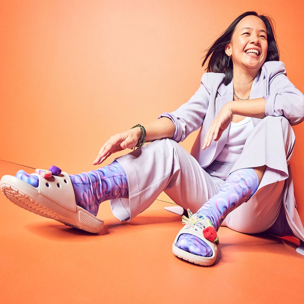 Crocs Unisex Classic Slides – Atmosphere 9 Crocs Unisex Classic Slides – Atmosphere - Image 9