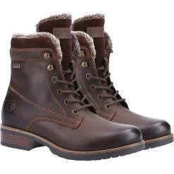 Cotswolds Women’s Daylesford Laced Boot - Brown -Fashion Lady daylesford brown 1 1