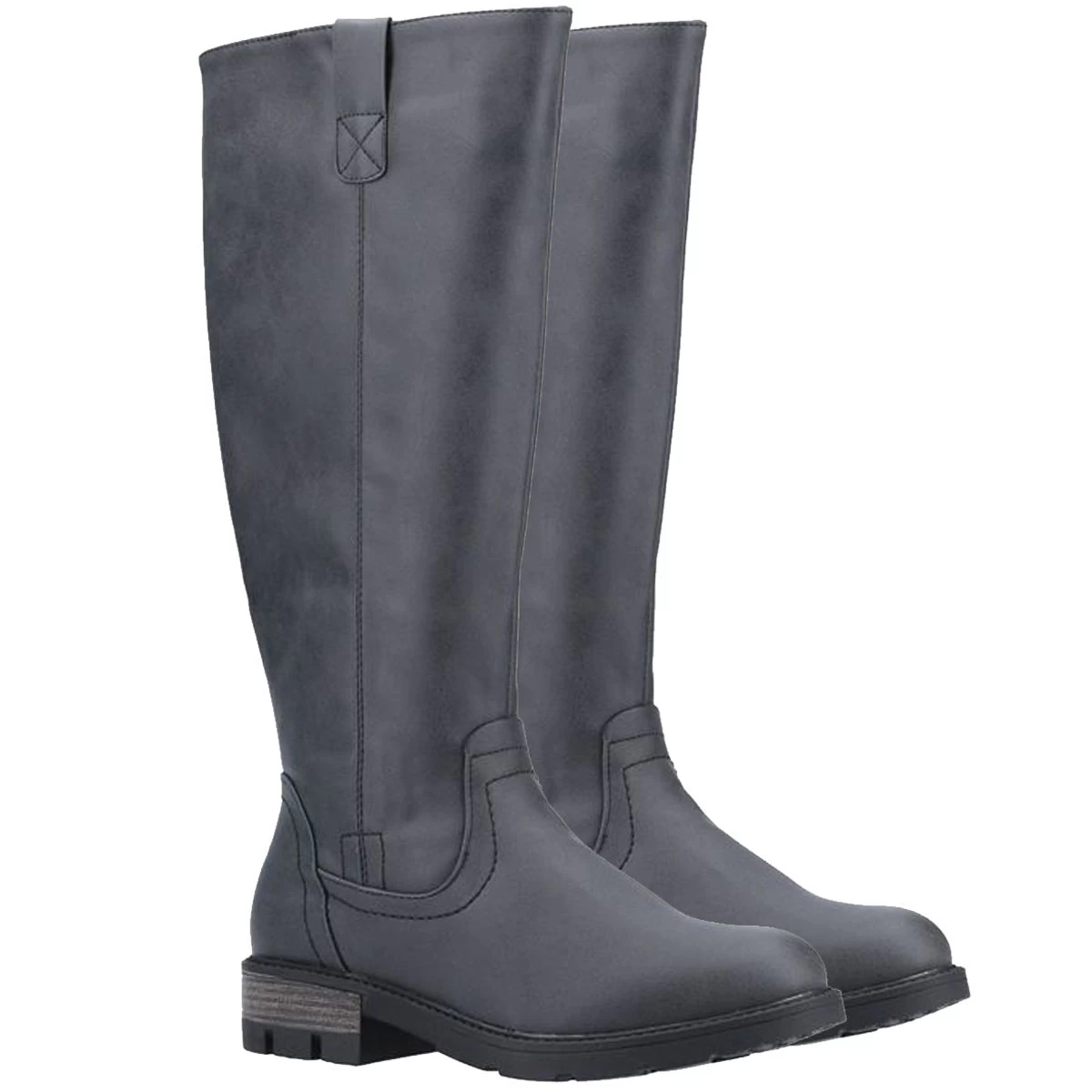 Divaz Women's Quinn Tall Boots - Black 1 Divaz Women's Quinn Tall Boots - Black