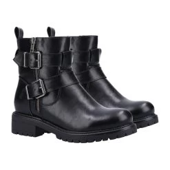 Divaz Women's Sarah Short Boot - Black