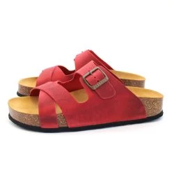 Plakton Women's Elche Mid Apure Sandals - Rojo -Fashion Lady elche mid apure rojo 3 1