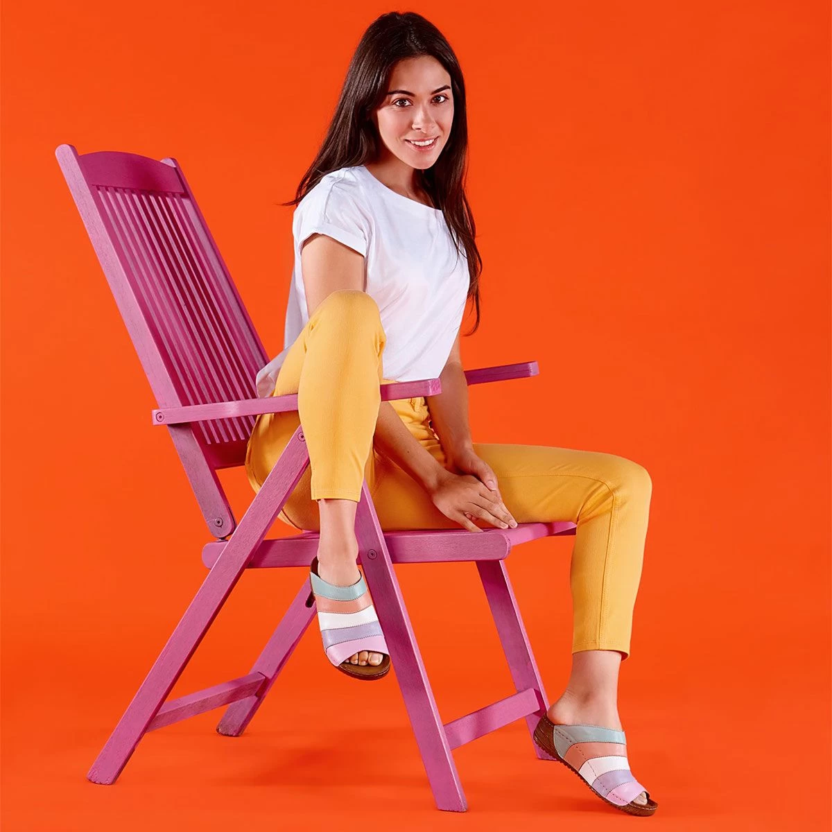 Adesso Women's Eva Sandal - Ice Cream 4 Adesso Women's Eva Sandal - Ice Cream - Image 4