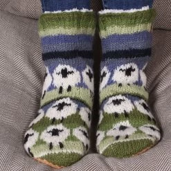 Pachamama Women's Flock Of Sheep Slipper Socks -Fashion Lady flock of sheep slipper socks 1