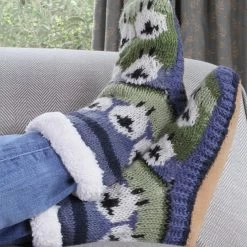 Pachamama Women's Flock Of Sheep Slipper Socks -Fashion Lady flock of sheep slipper socks 4