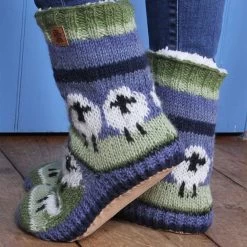 Pachamama Women's Flock Of Sheep Slipper Socks -Fashion Lady flock of sheep slipper socks 5