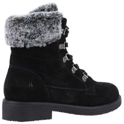 Hush Puppies Women’s Florence Boots – Black -Fashion Lady florence laced boot black 2