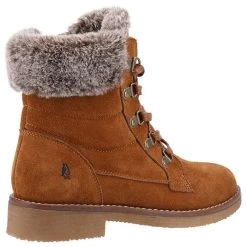 Hush Puppies Women’s Florence Boots – Tan -Fashion Lady florence laced boot tan 2