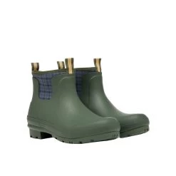 Joules Women's Foxton Neoprene Wellibobs - Heritage Green -Fashion Lady foxton heritage green 3 1